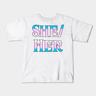 Transgender She/Her Kids T-Shirt